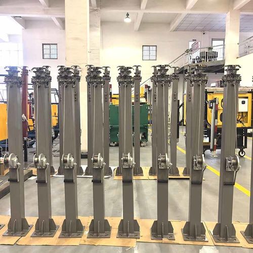 Latest company news about Customized black 6-meter and 9-meter manual masts