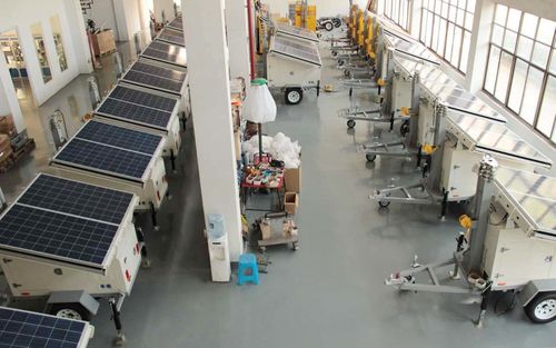 Latest company news about عدد من مقطورات الإضاءة التي تعمل بالطاقة الشمسية والتي أنتجها المصنع