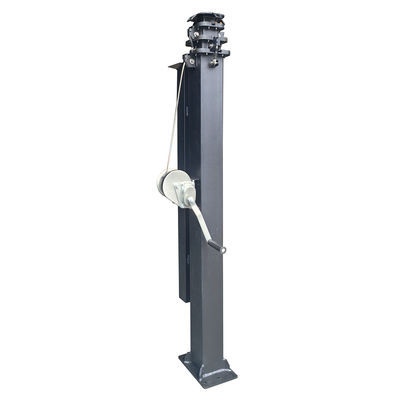 4.5m 15ft 6m 19ft اليدوي تلسكوبي الصخرة للطاقة الشمسية مقطورة رفع الكاميرات وأضواء LED