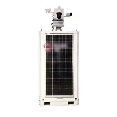 quality برج مكعب يعمل بالطاقة الشمسية المحمول مع كاميرا 4G لمراقبة موقع الواجبات المنزلية المؤقتة factory