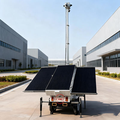 تعيين سريع للمقطورة الأمنية الشمسية المعيار الأمريكي لمراقبة خارج الشبكة على مدار الساعة