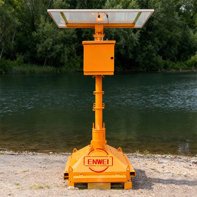 برج الإضاءة الشمسية مع نظام مراقبة كاميرات المراقبة برج شمسي مكعب لمهندسة البناء في الهواء الطلق